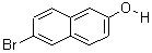 2-Naphthalenol,6-bromo- C10H7BrO (cas 15231-91-1) Molecular Structure