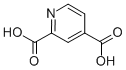 2,4-吡啶二羧酸分子结构式