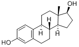 β-estradiol C18H24O2 (cas 50-28-2) Molecular Structure