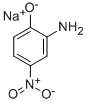 2-氨基-4-硝基苯酚鈉分子結構式