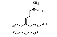 氯普噻吨(氯丙硫蒽,泰尔登,氨砜噻吨)