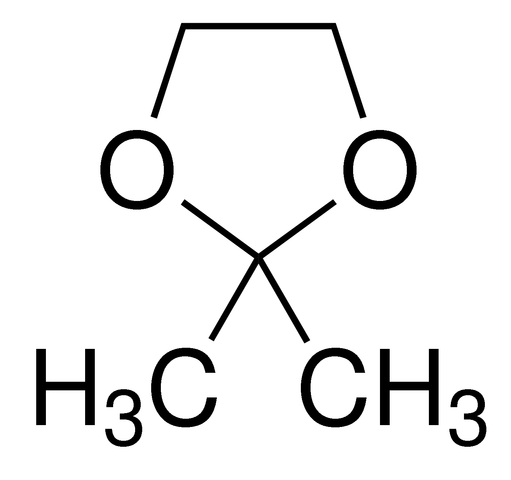 3-二恶茂烷; 2,2-dimethyl-1,3-dioxolane; 别名: 丙酮乙二醇缩酮