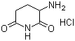 3-氨基-2,6-哌啶二酮盐酸盐，24666-56-6