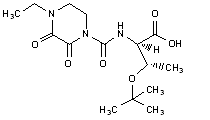D-Α-(4-乙基-2,3-二氧-哌嗪甲酰胺基)-Β-(S)叔丁氧基丁酸,79276-23-6