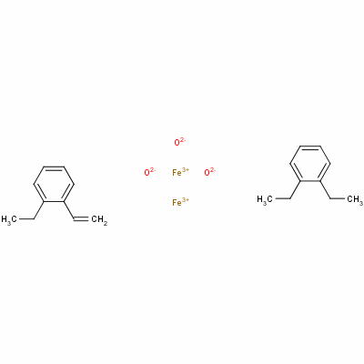 cas oxide benzene diethyl reaction iron structure