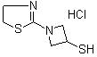 1-(4,5-二氢-2-噻唑基)氮杂环丁烷-3-硫醇盐酸盐,179337-57-6