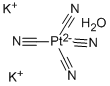 38245-27-1 钾铂(ii)氰化物 水合物 结构式图片