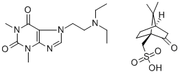 7-(2-(Diethylamino)ethyl)theophylline 2-oxobornanesulfonate