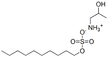 Sulfuric acid, monododecyl ester, compd. with 1-amino-2-propanol (1:1)