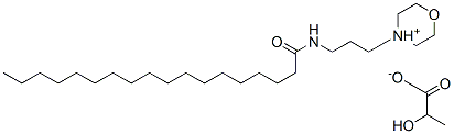 Propanoic acid, 2-hydroxy-, compd. with N-(3-(4-morpholinyl)propyl)octadecanamide