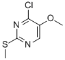 pyrimidine, 4-chloro-5-methoxy-2-(methylthio)-