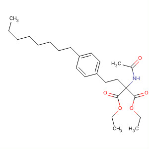 diethyl 2-acetamido-2-[2-(4-octylphenyl)ethyl]propanedioate