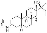 2'H-Androst-2-eno[3,2-c]pyrazol-17-ol,17-methyl-, (5a,17b)-