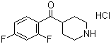 4-(2,4-Difluorobenzoyl Oxime)-Piridine Hcl