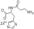 Zinc, [b-alanyl-kN-L-histidinato(2-)-kN,kO]- (9CI)