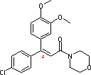 2-Propen-1-one,3-(4-chlorophenyl)-3-(3,4-dimethoxyphenyl)-1-(4-morpholinyl)-