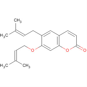 2H-1-Benzopyran-2-one,
6-(3-methyl-2-butenyl)-7-[(3-methyl-2-butenyl)oxy]-