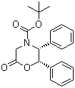 4-Morpholinecarboxylicacid, 6-oxo-2,3-diphenyl-, 1,1-dimethylethyl ester, (2S,3R)-