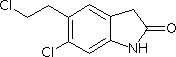 5-Chloroethyl-6-chloro-1,3-dihydro-2H-indole-2-one