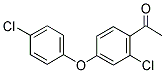 2-chloro-4-(4-chlorophenoxy)acetophenone