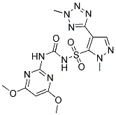 1H-Pyrazole-5-sulfonamide,N-[[(4,6-dimethoxy-2-pyrimidinyl)amino]carbonyl]-1-methyl-4-(2-methyl-2H-tetrazol-5-yl)-