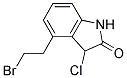 4-(2-Bromoethyl)-3-chloro-1,3-dihydro-2H-indol-2-one  