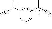 3,5-Bis(2-cyanoprop-2-yl) toluene