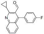 2-Cyclopropyl-3-formyl-4-(4-fluorophenyl)- quinoline