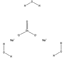 dioxotin;sodium;trihydrate