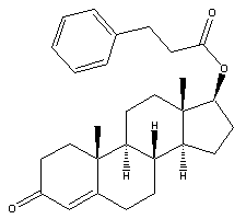 Androst-4-en-3-one,17-(1-oxo-3-phenylpropoxy)-, (17b)-