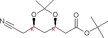 (4R,Cis)-1,1-dimethylethyl-cyanomethyl-2,2-dimethyl-1,3-dioxane-4-acetate