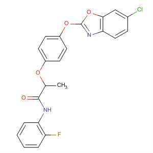 Propanamide,
2-[4-[(6-chloro-2-benzoxazolyl)oxy]phenoxy]-N-(2-fluorophenyl)-