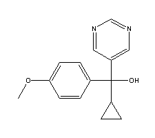 A-Cyclopropyl-A(P-methoxyphenyl)-5-pyrimidine meth...