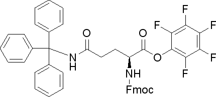 (2,3,4,5,6-pentafluorophenyl) 2-(9H-fluoren-9-ylmethoxycarbonylamino)-5-oxo-5-(tritylamino)pentanoate