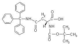 N(alpha)-boc-N(gamma)-trityl-L-aspara-gine