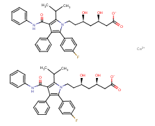 (3R, 5R)-7-[2-(4-Fluorophenyl)-5-Isopropyl-3-Phenyl-4-(Pheynylcarbamoyl) Pyrrol-1-yl]-3, 5 -Dihydroheptanoic Acid, calcium salt (2:1) Trihydrate (crystal)