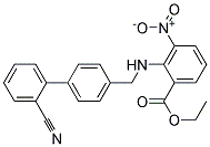Ethyl-2-[[(2'-cyanobiphenyl-4-yl)methyl]amino]-3-nitrobenzoate  