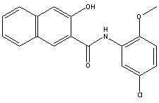 5'-chloro-3-hydroxy-2'-methoxy-2-naphthanilide