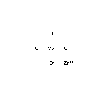 Molybdenum; oxygen(-2) anion; zinc(+2) cation