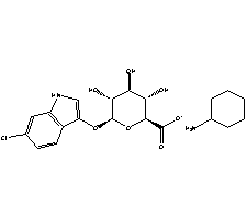 6-Chloro-3-indolyl-beta-D-glucuronide cyclohexylammonium salt