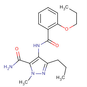 1H-Pyrazole-5-carboxamide,
1-methyl-4-[(2-propoxybenzoyl)amino]-3-propyl-