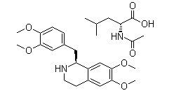 R-Tetrahydropapaverine
N-acetyl-L-leucinate