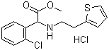 D-(+)-Methyl-alpha-(2-thienylethamino)(2-chlorophenyl)acetate hydrochloride 141109-19-5