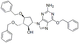 Cyclopentanol, 5-[2-amino-6-(phenylmethoxy)-9H-pur...