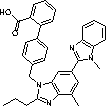 [1,1'-Biphenyl]-2-carboxylic acid, 4'-[(1,4'-dimethyl-2'-propyl[2,6'-bi-1H-benzimidazol]-1'-yl)methyl]-