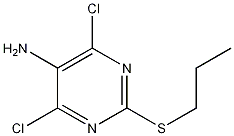 4,6-dichloro-2-(propylthio)-5-Pyrimidin-amine  