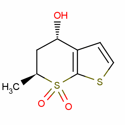 (4S,6S)-5,6-Dihydro-4-hydroxy-6-methylthieno[2,3-b]thiopyran-7,7-dioxide