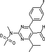 4-(4-FLUOROPHENYL)-6-ISOPROPYL-2-(N-METHYL-N-METHYLSULPHONYLAMINO)-5-PYRIMIDINE CARBOXALDEHYDE(Z8.1)