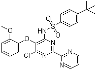 4-tert-butyl-N-[6-chloro-5-(2-methoxyphenoxy)-2-pyrimidin-2-ylpyrimidin-4-yl]benzenesulfonamide