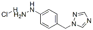 1-[(4-hydrazinophenyl)methyl]-1H-1,2,4-triazol hydrochloride